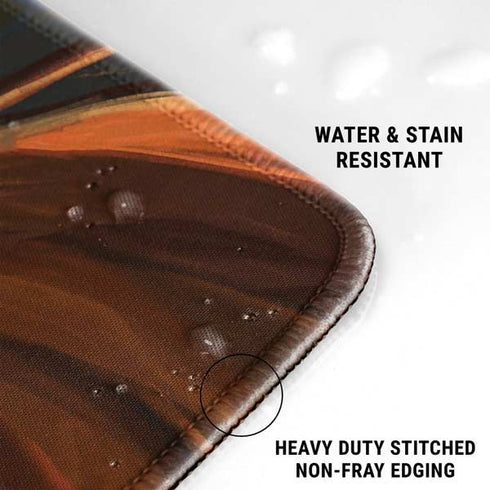 Halloween Pumpkin Witch with Fox by Ivy Dolamore Gaming Mouse Pad